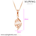 32769-xuping moda rosa color oro diaomond musulmán colgante